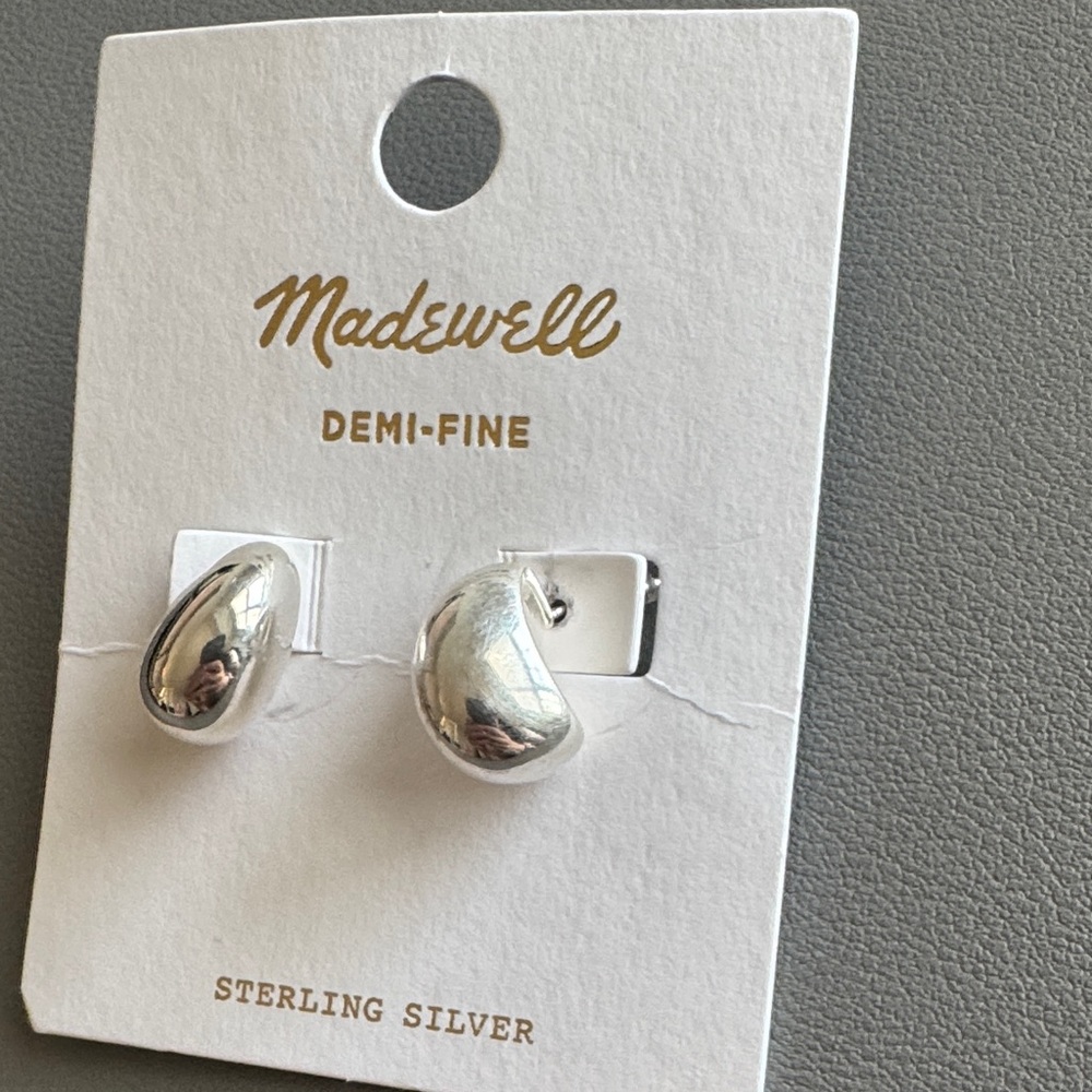 Madewell Demi Fine Sterling Silver Earrings